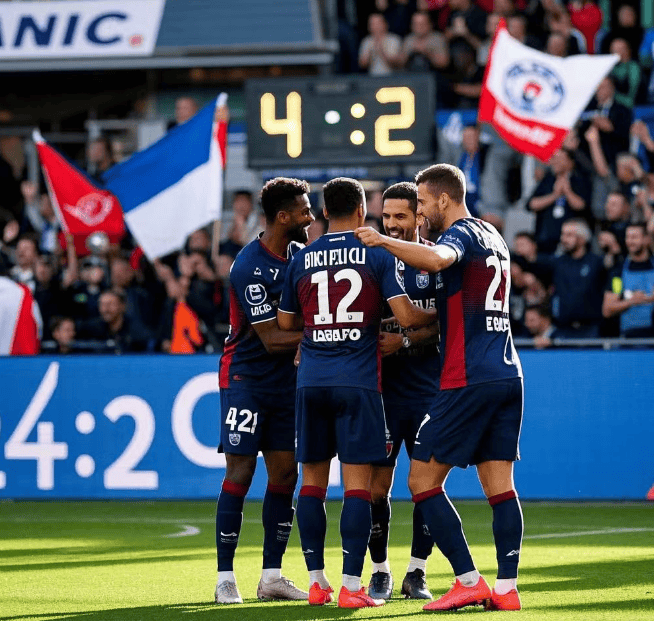 包含卡昂客场不敌巴黎圣日耳曼，遭遇失利厄运的词条